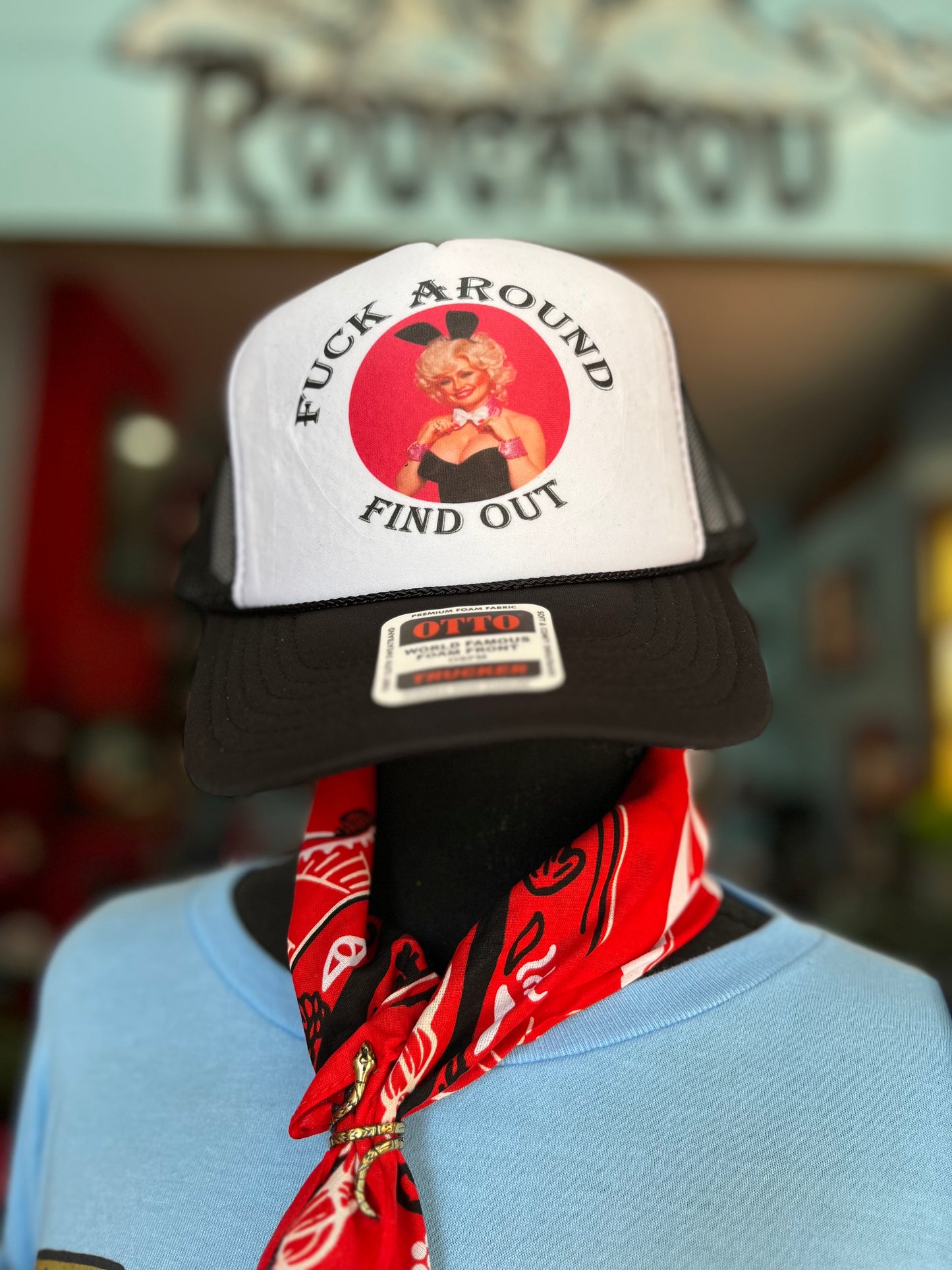 FAFO Bunny Trucker Hat