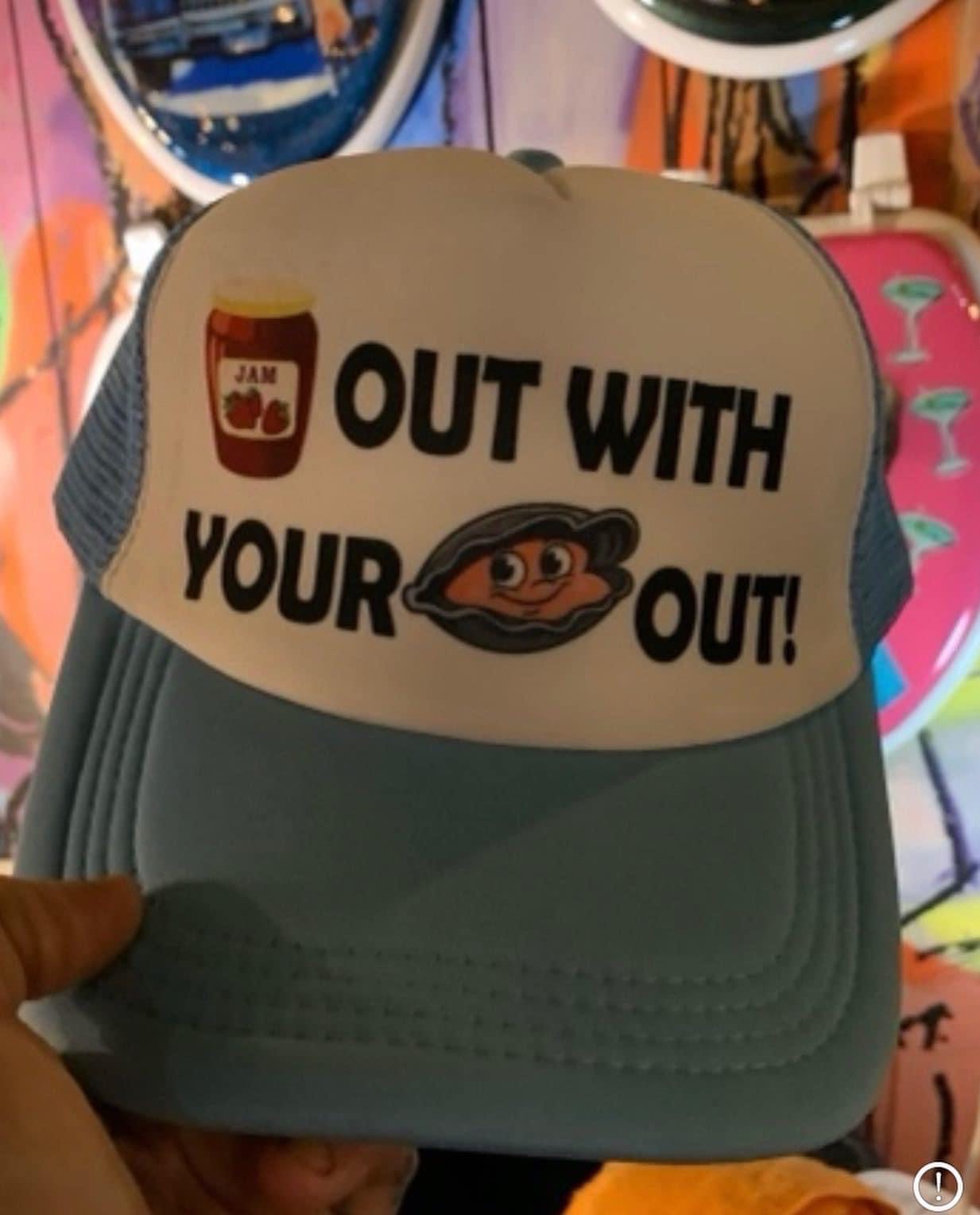 JAM OUT WITH YOUR CLAM OUT Trucker Hat