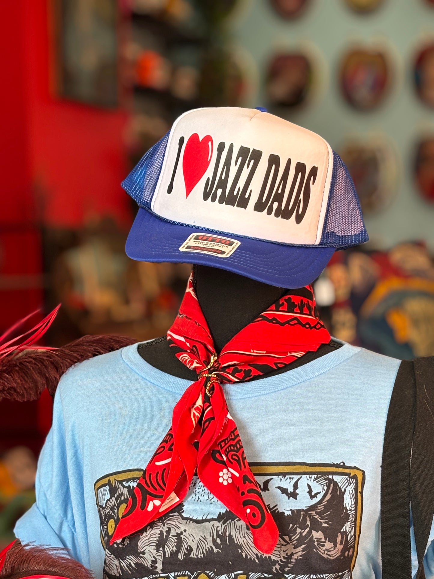 I ♥ JAZZ DADS Trucker Hat