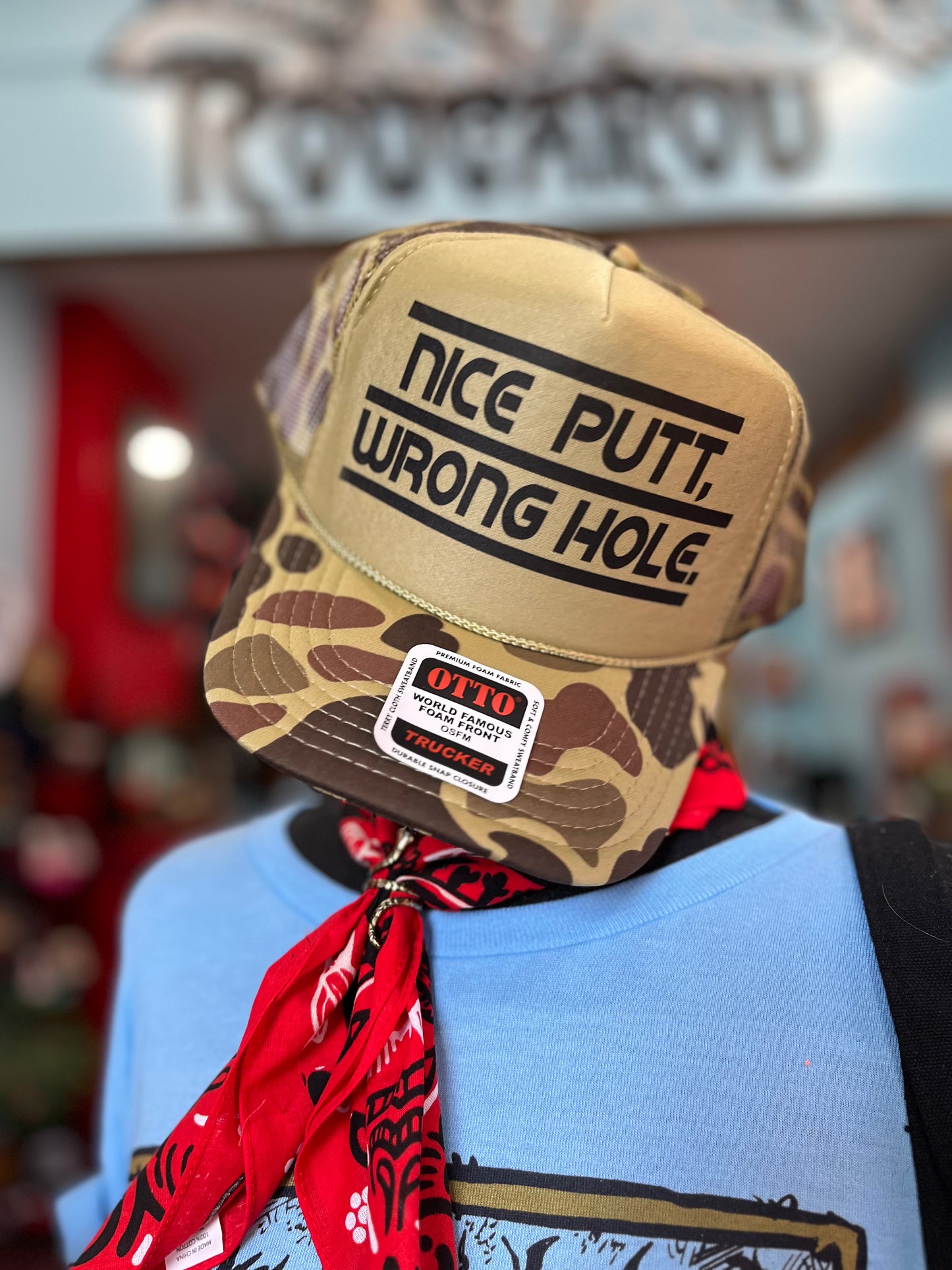 Nice Putt Wrong Hole Trucker Hat
