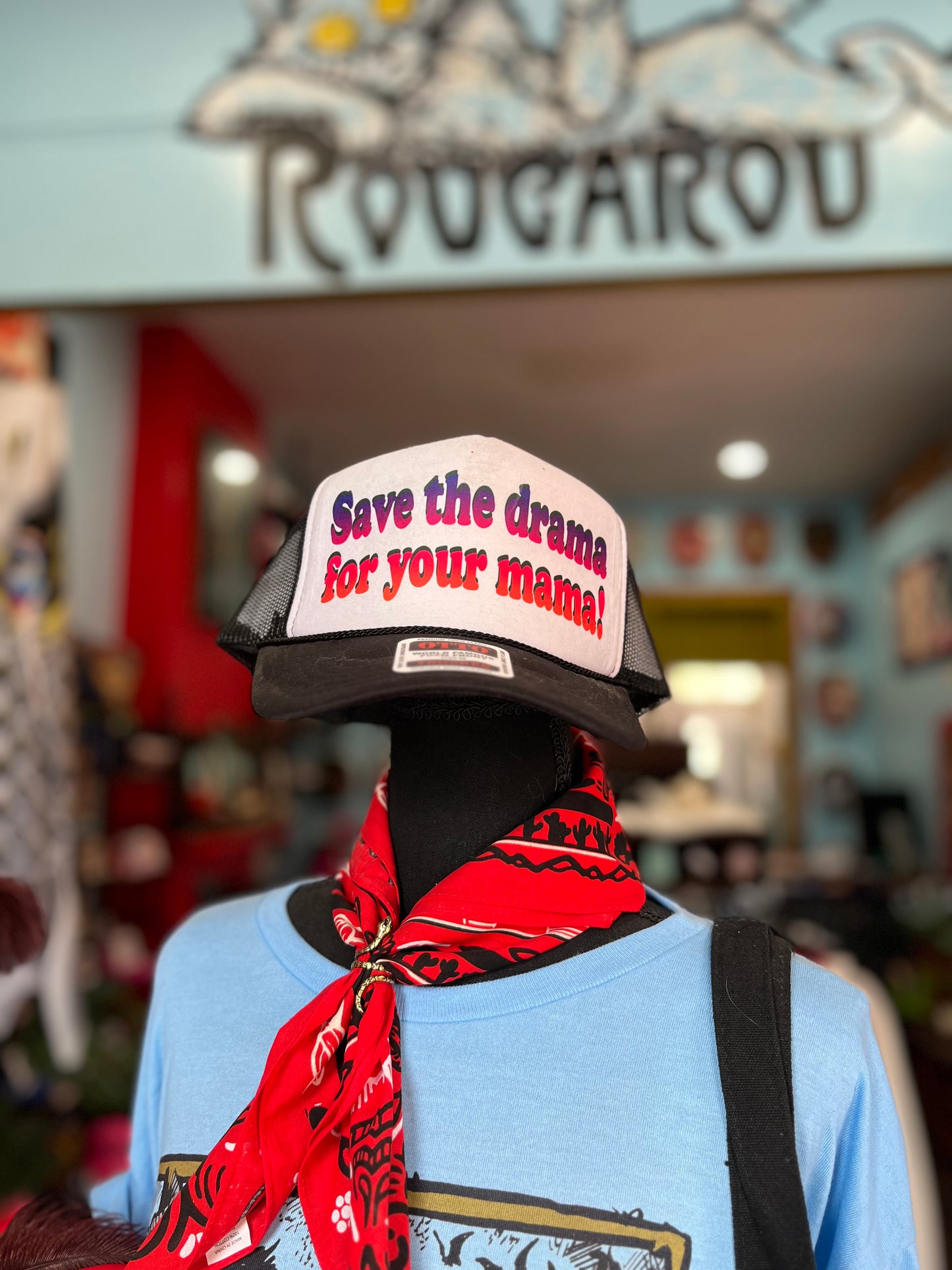 Save The Drama For Your Mama Trucker Hat