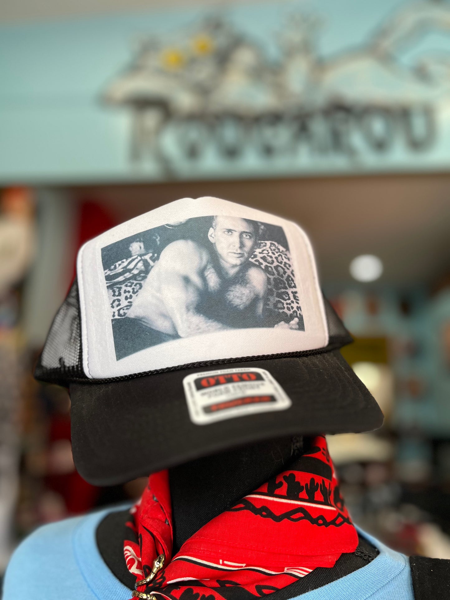 Shirtless Nic Cage Trucker Hat