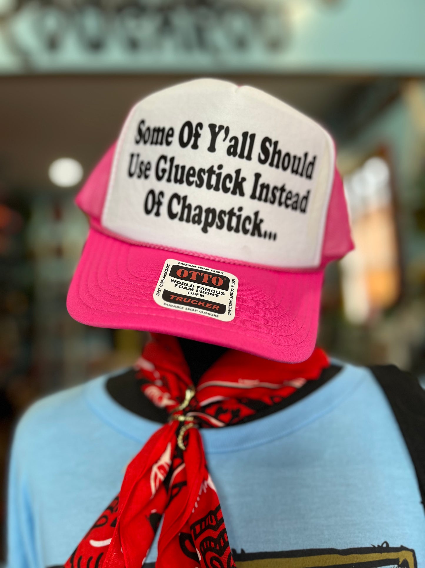 Some Of Yall Should Use Gluestick Trucker Hat