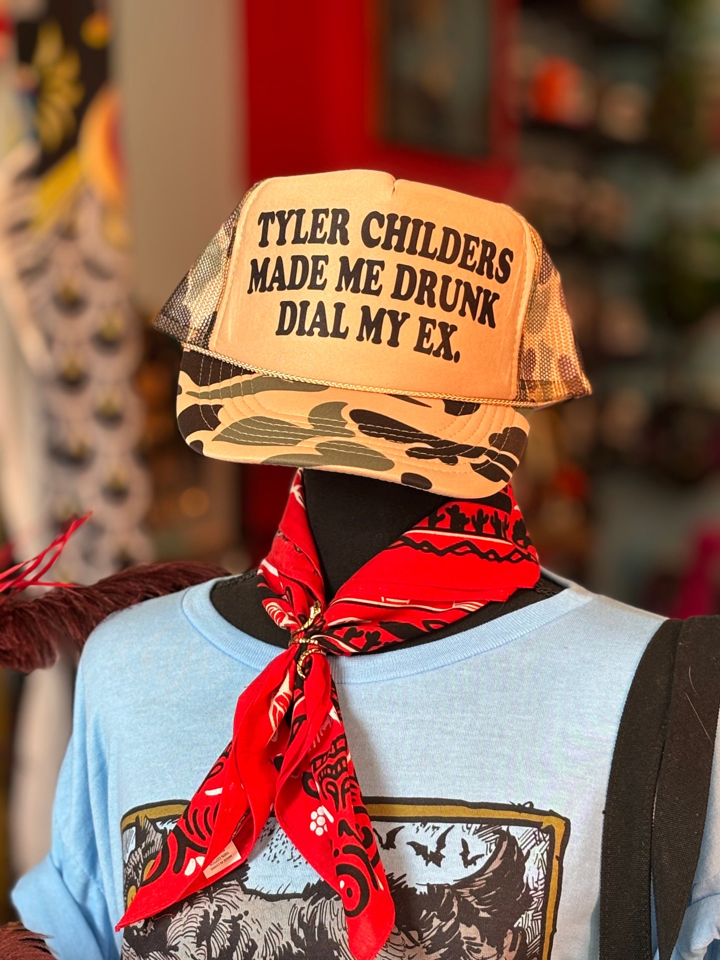 TYLER CHILDERS MADE ME DRUNK DIAL MY EX Trucker Hat