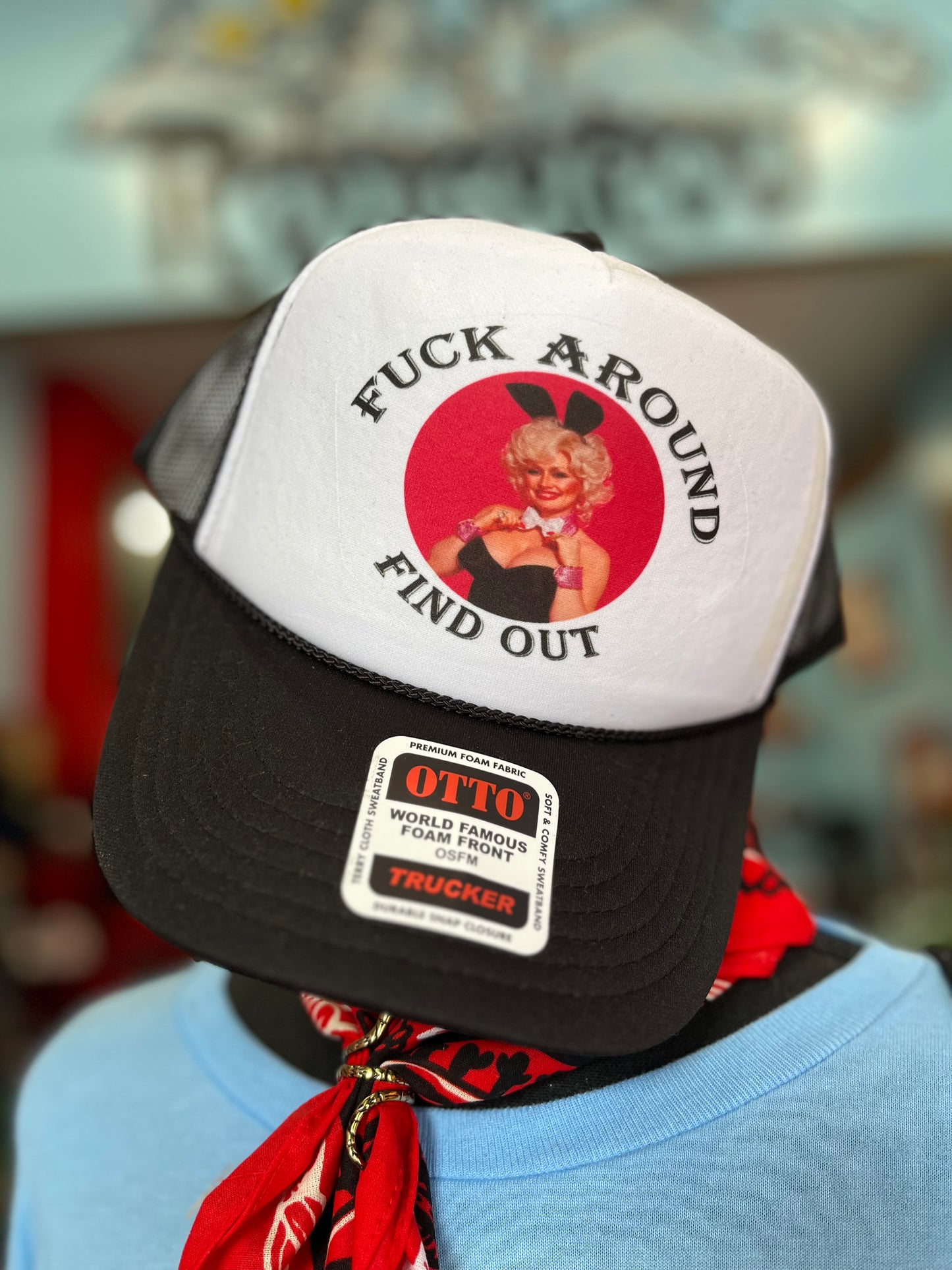 FAFO Bunny Trucker Hat