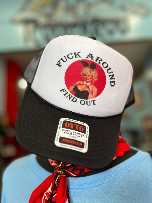 FAFO Bunny Trucker Hat