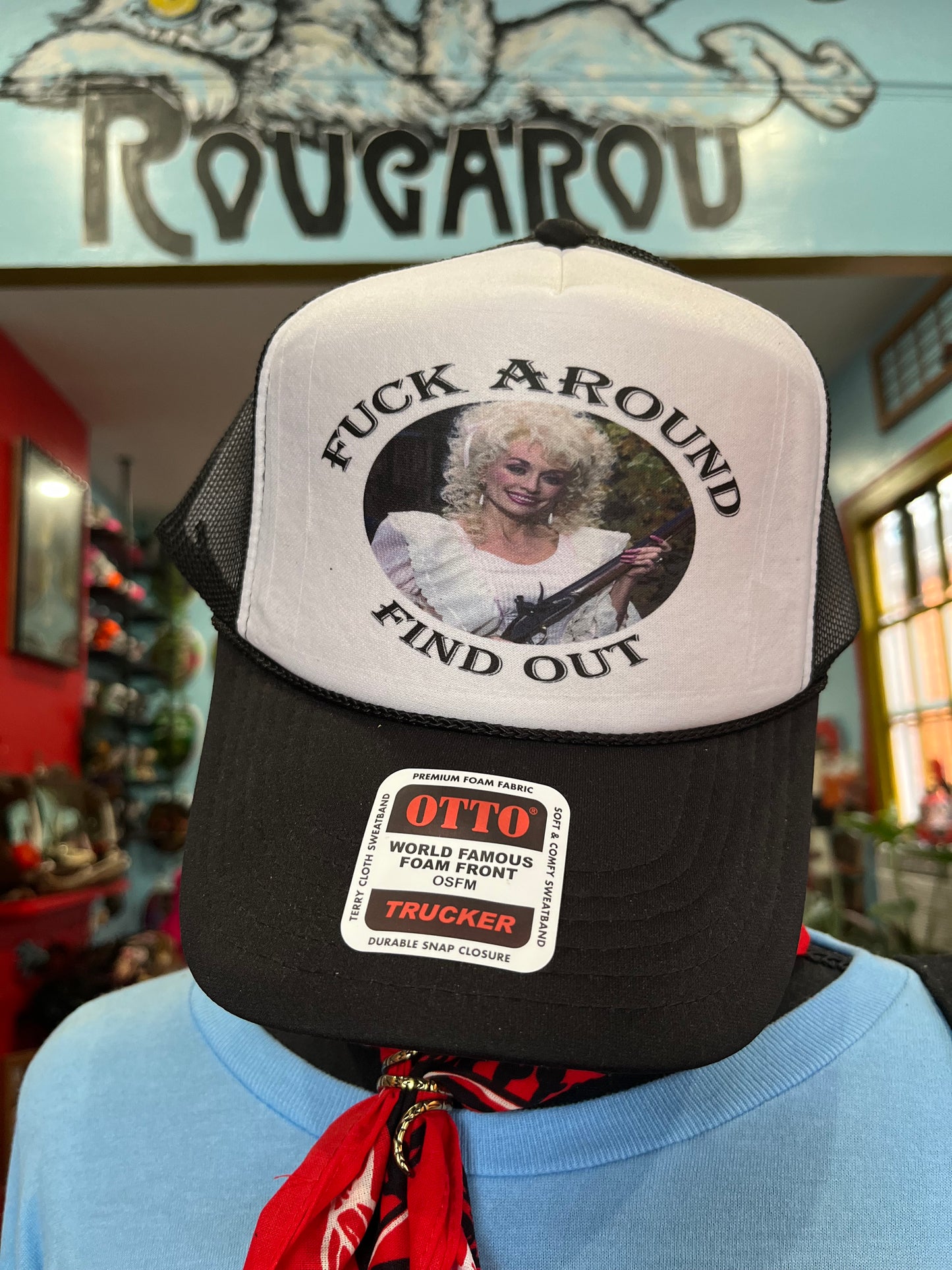 FAFO Shotgun Dolly Trucker Hat