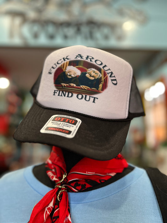 FAFO Statler And Waldorf Trucker Hat