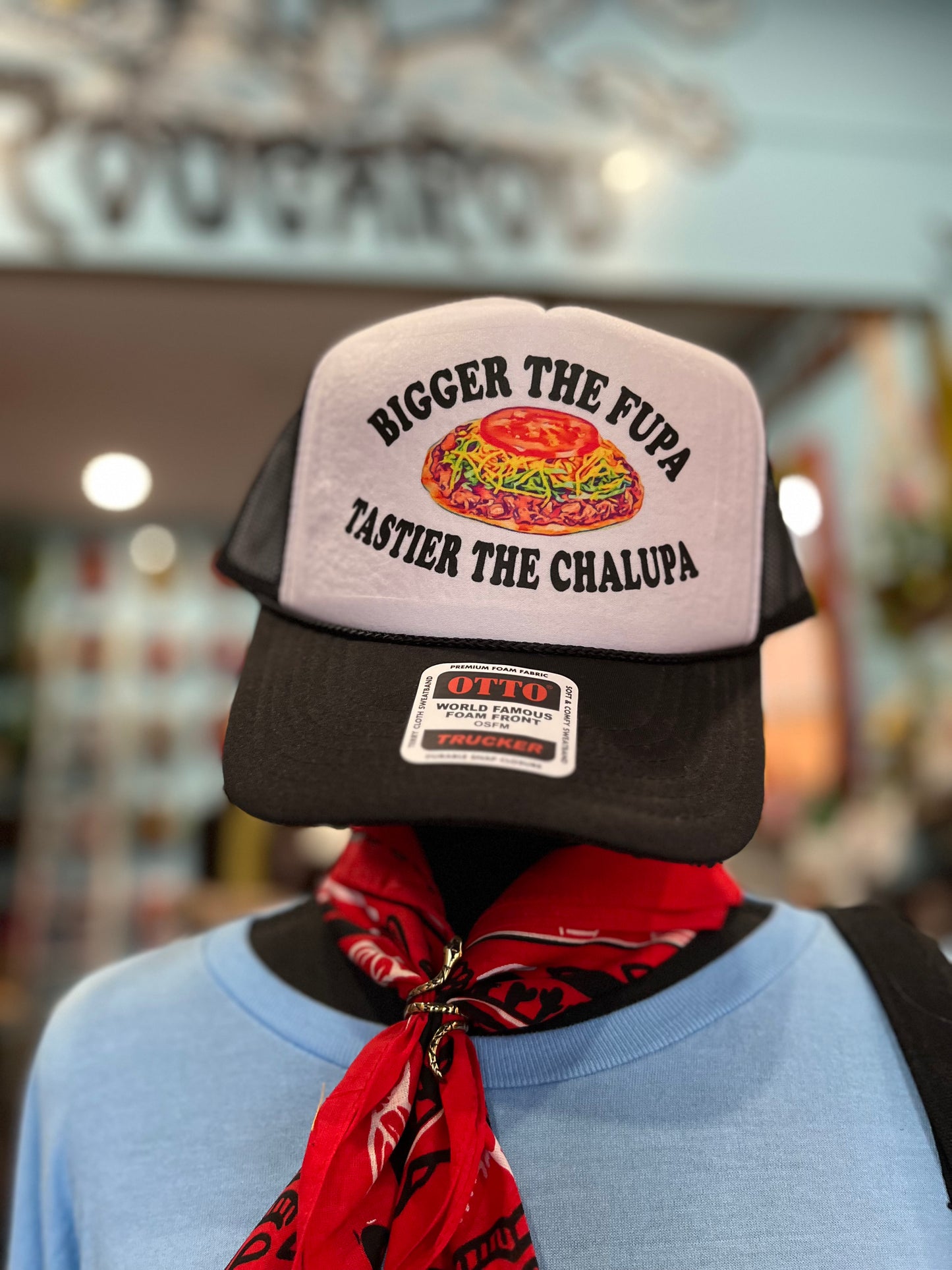 Bigger The Fupa Tastier The Chalupa Trucker Hat