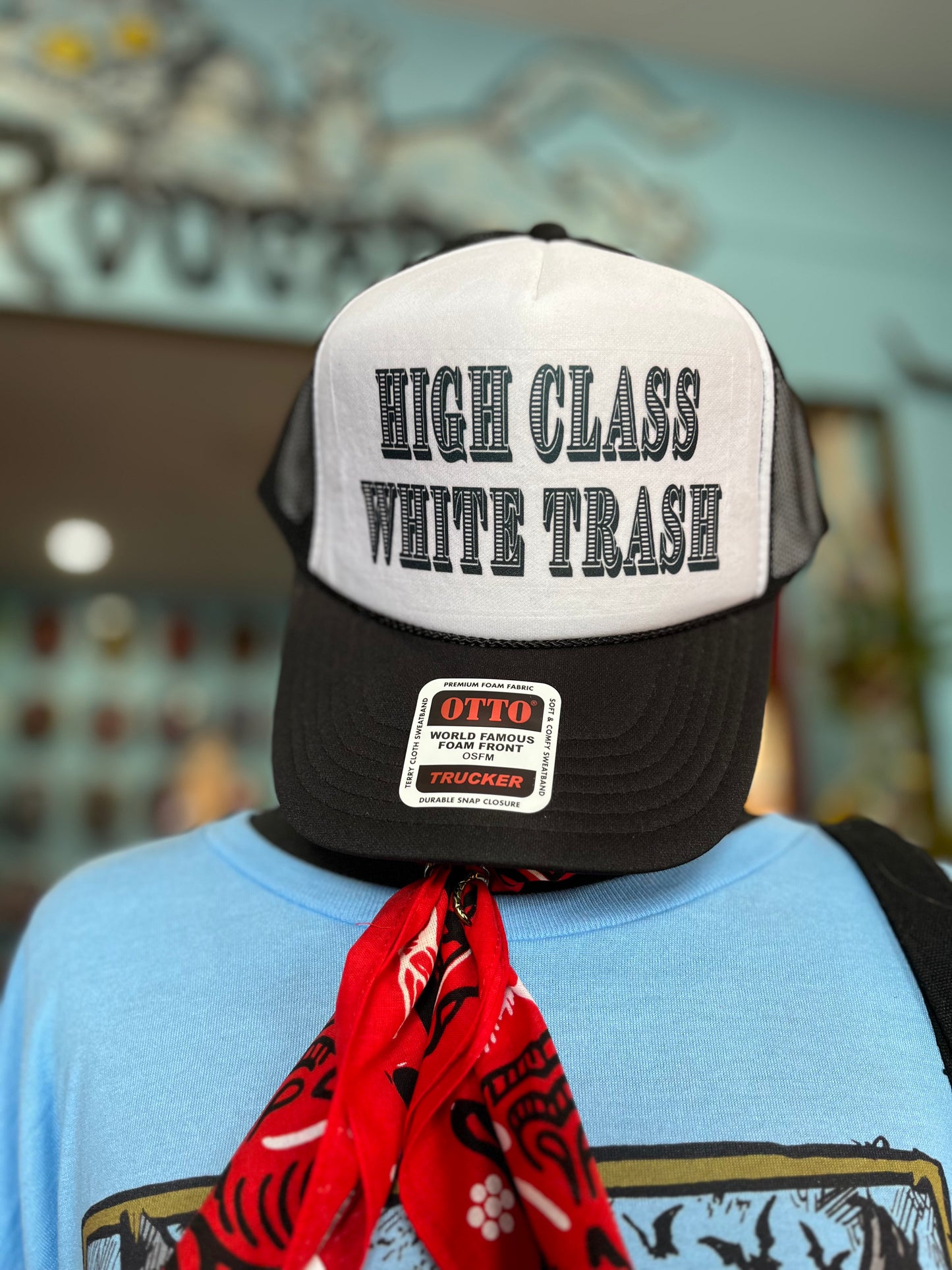 High Class White Trash Trucker Hat