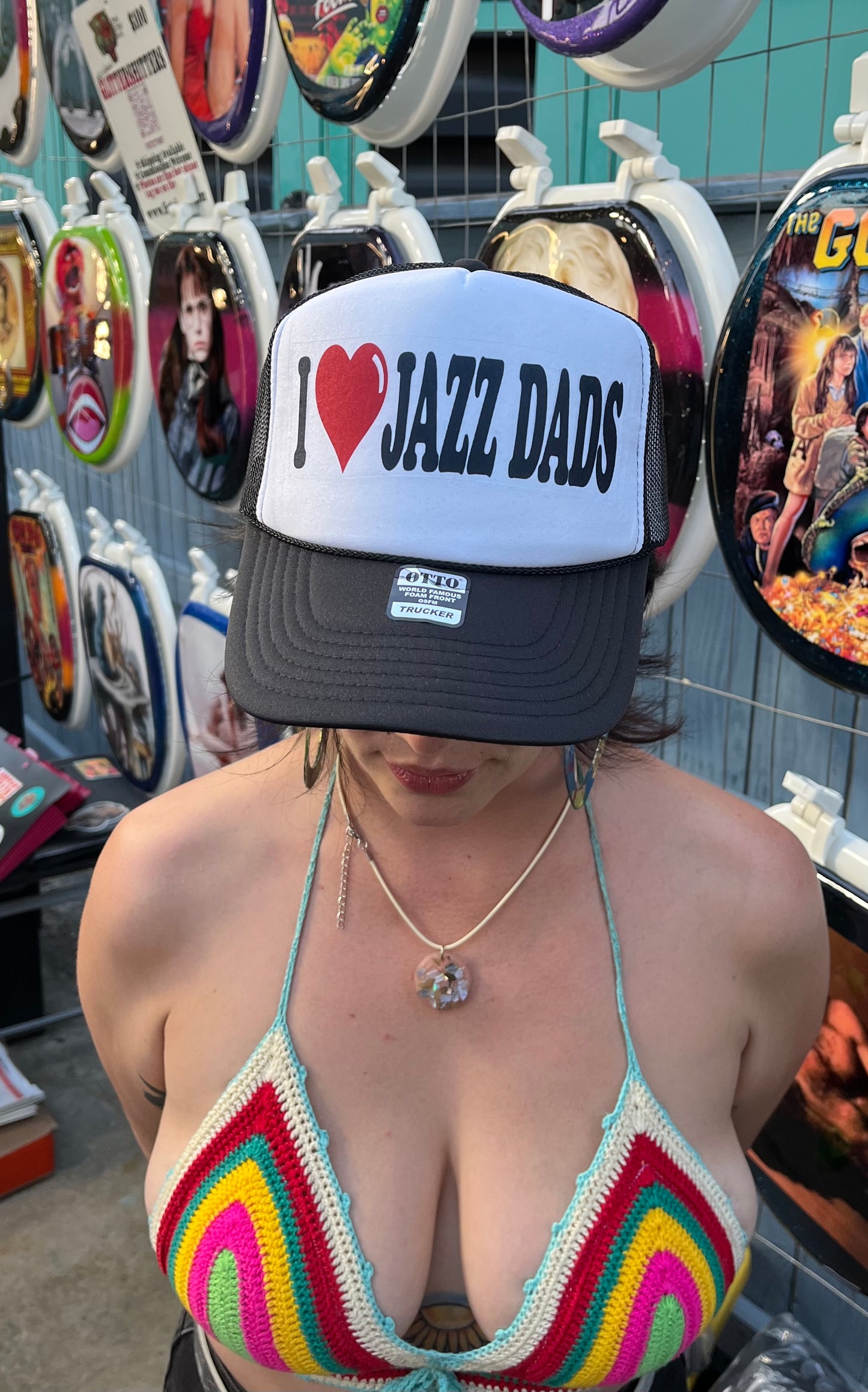 I ♥ JAZZ DADS Trucker Hat