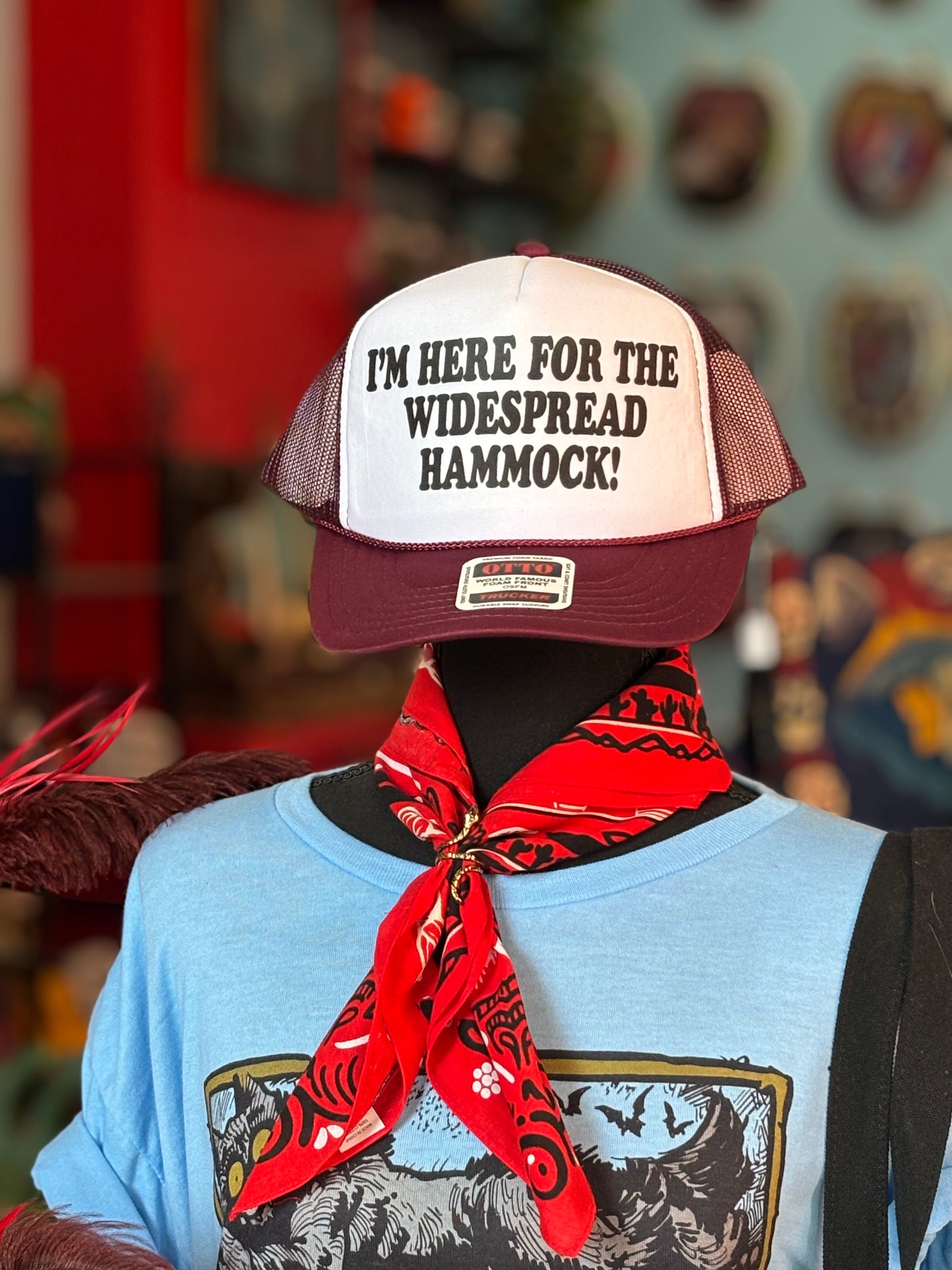 I'M HERE FOR THE WIDESPREAD HAMMOCK Trucker Hat