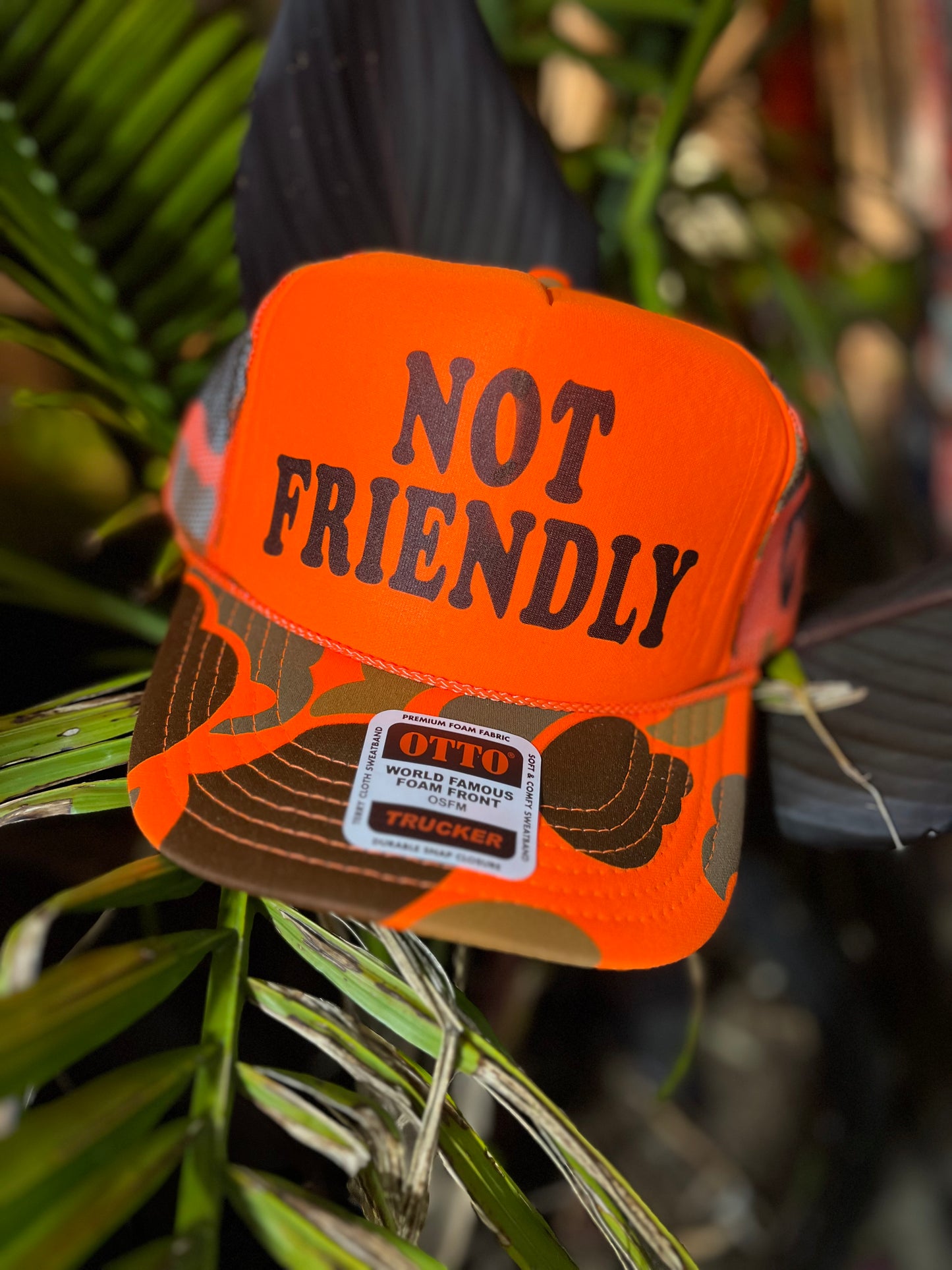 Not Friendly Trucker Hat