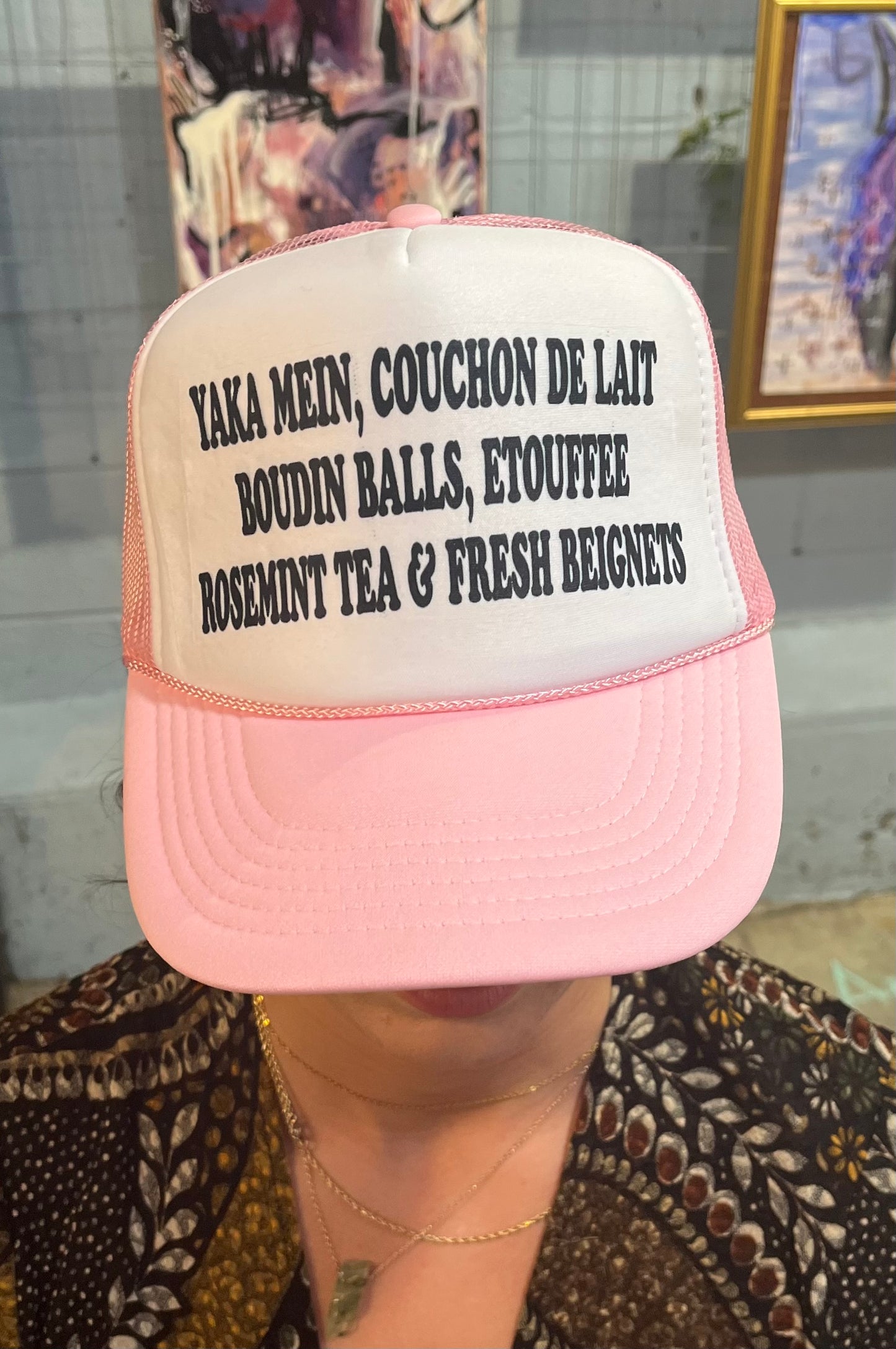 YAKA MEIN BOUDIN BALLS ETOUFFEE Trucker Hat